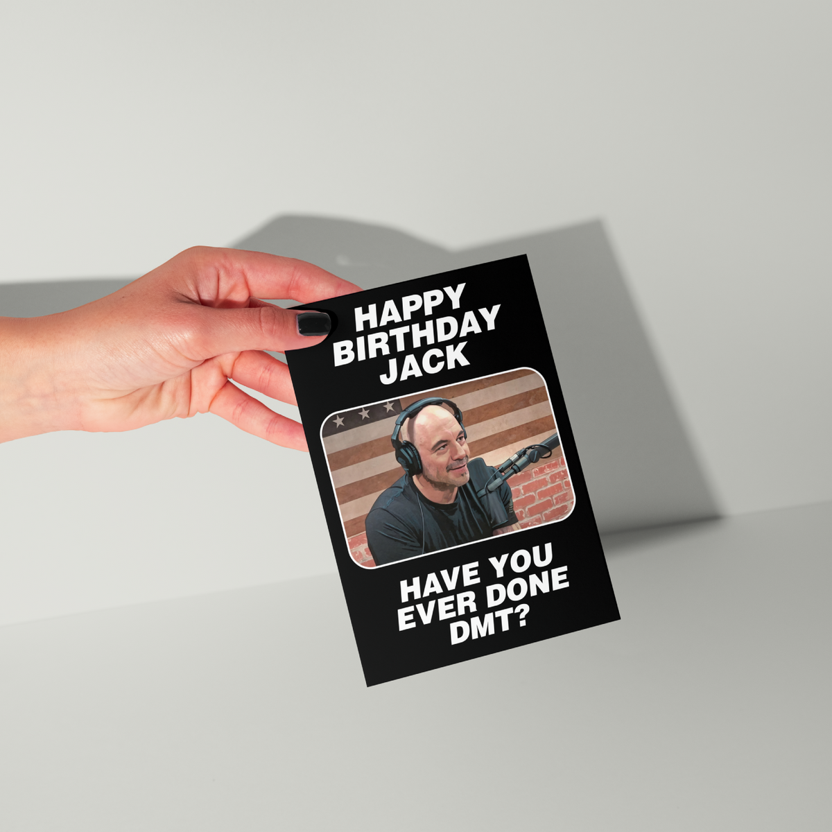 Joe Rogan Birth Dat Joe Rogan Personalised Birthday Card – Fly Prints LTD