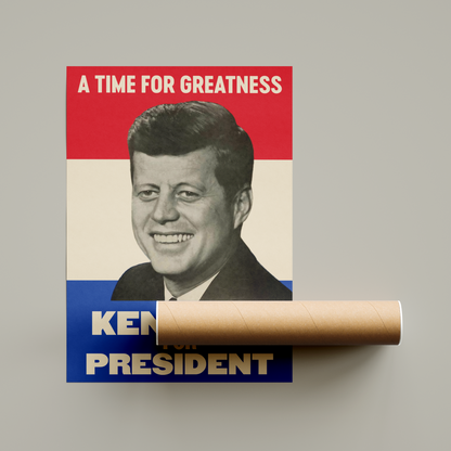 John F. Kennedy Presidential Campaign Poster