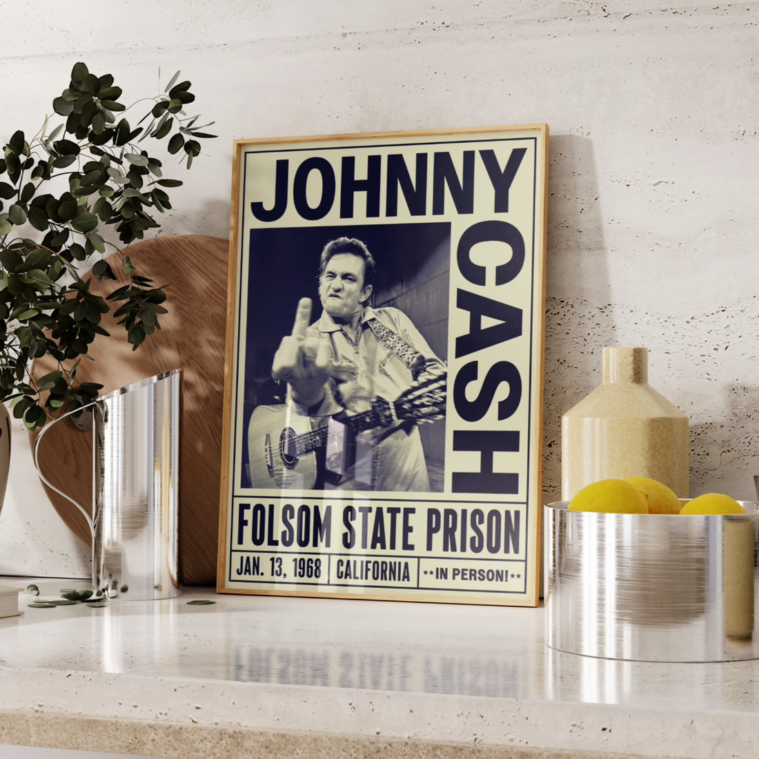 Johnny Cash Poster – Fly Prints LTD