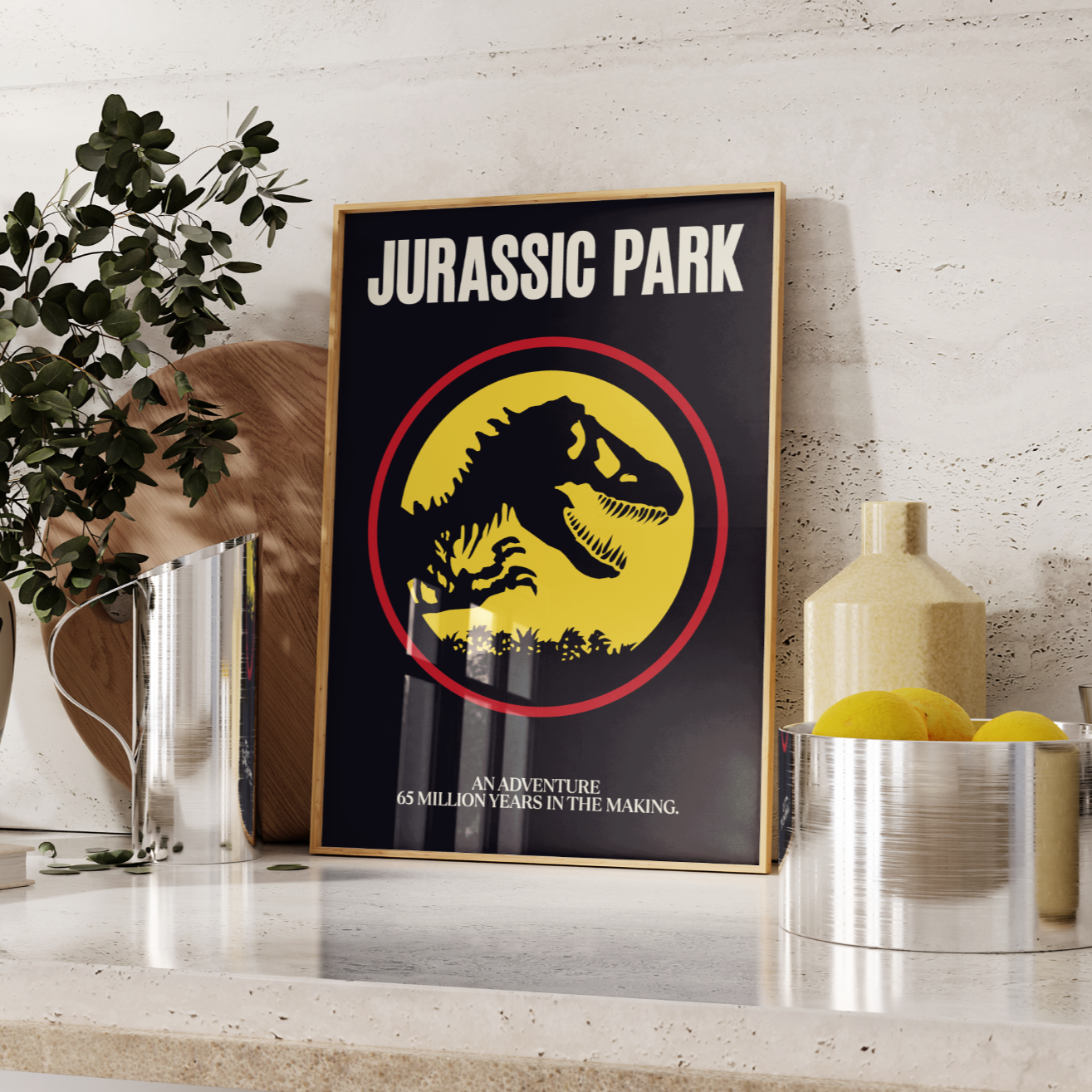 Jurassic Park Retro Movie Poster UK