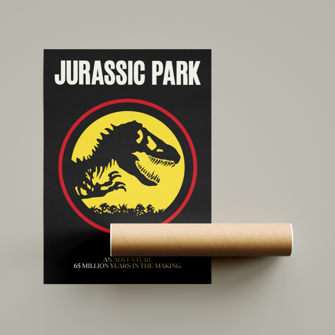 Jurassic Park Retro Movie Poster