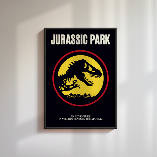 Jurassic Park Retro Movie Poster