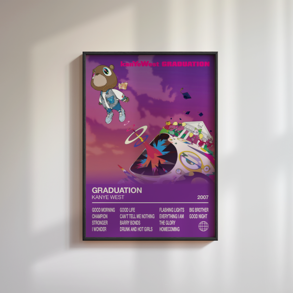 Kanye West Graduation Album Poster