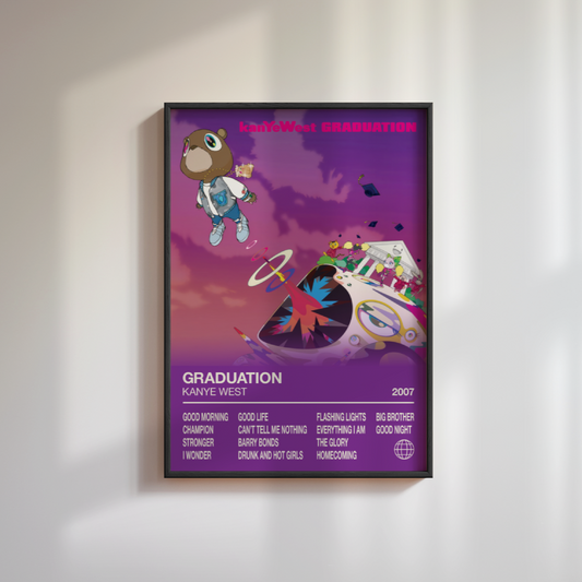Kanye West Graduation Album Poster