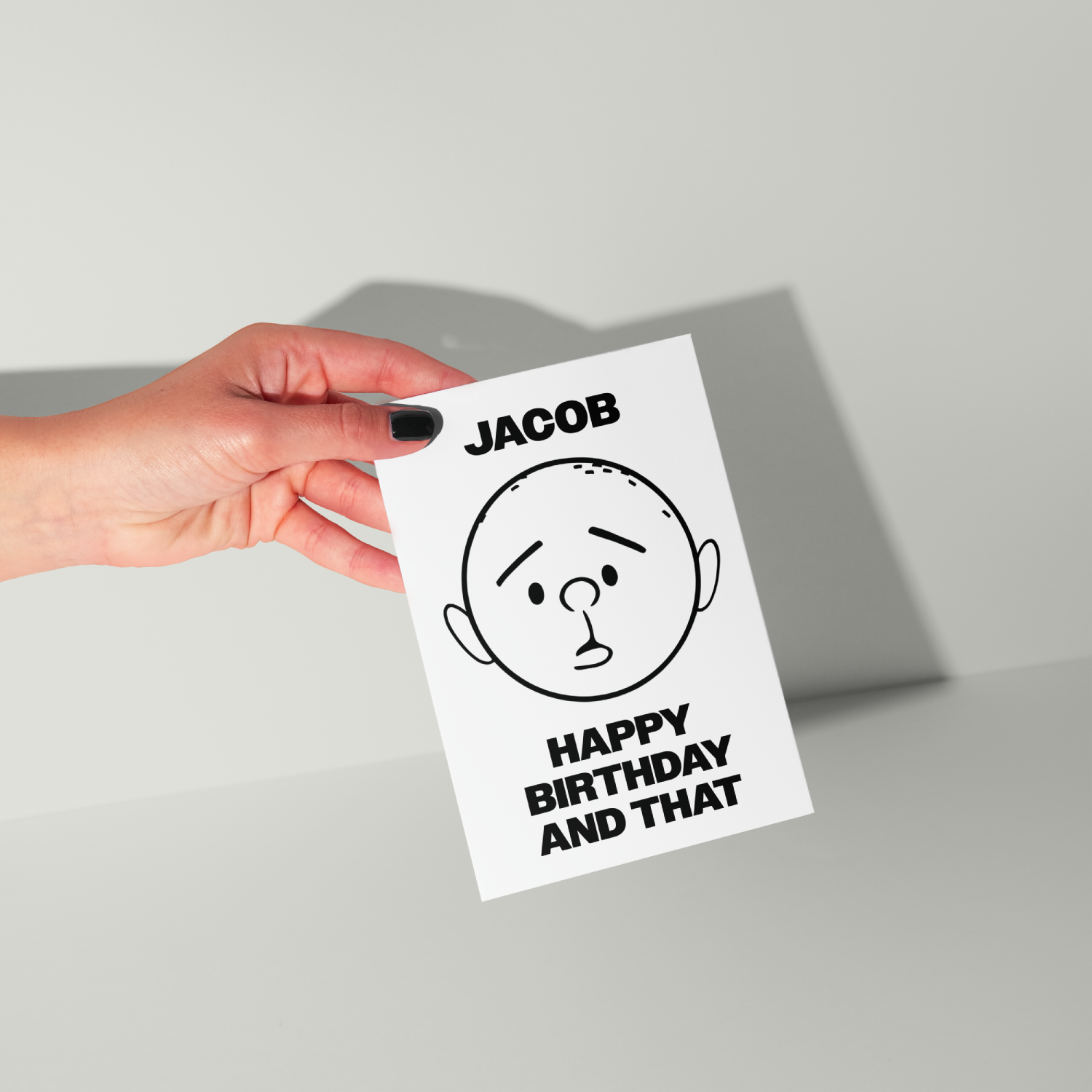 Karl Pilkington Personalised Birthday Card UK