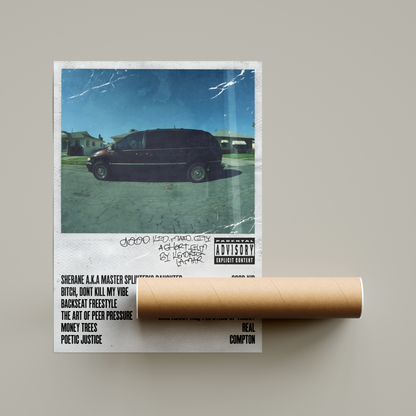 Kendrick Lamar Good Kid, M.A.A.D City Album Poster