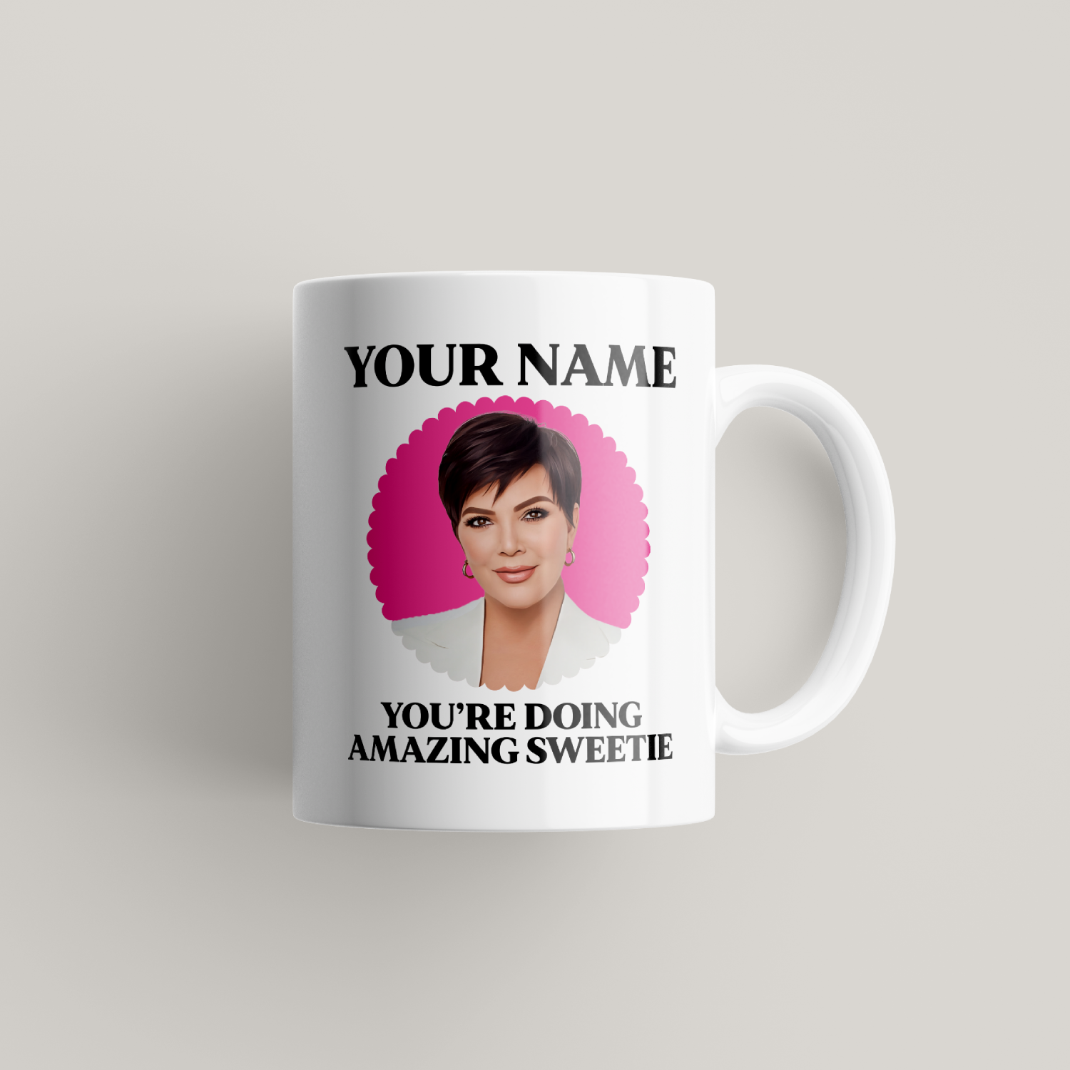 Kris Jenner Personalised Mug UK