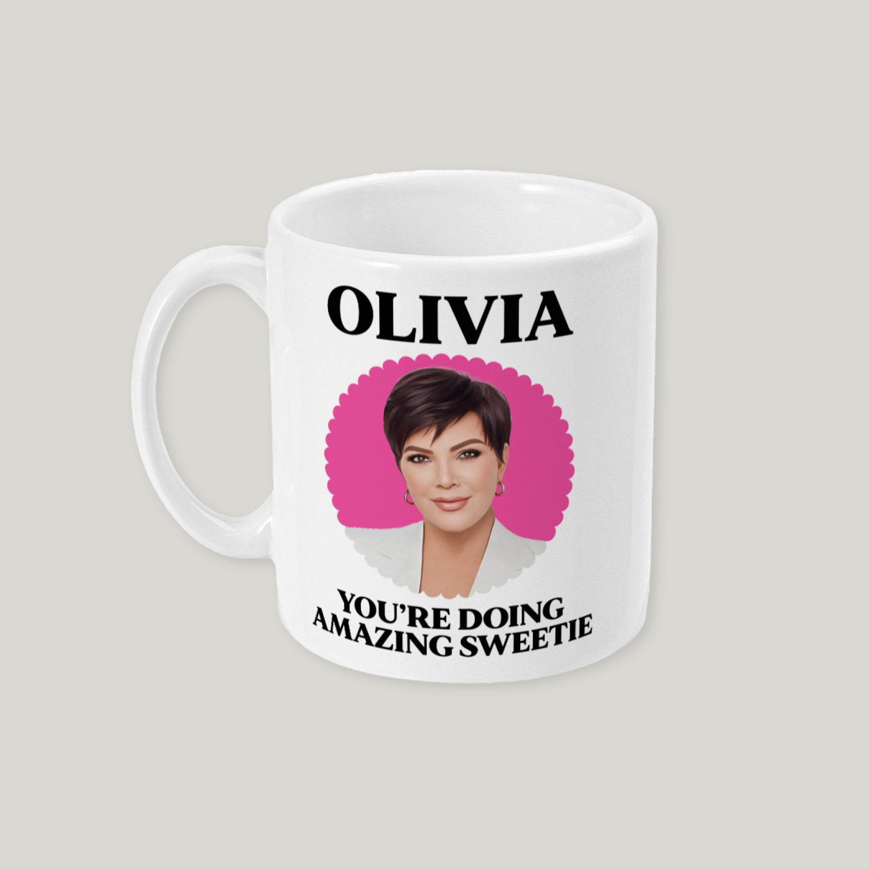 Kris Jenner Personalised Mug