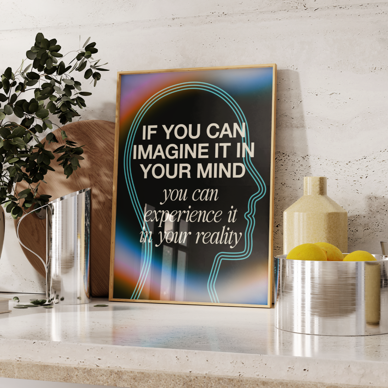 Law Of Attraction Quote Poster