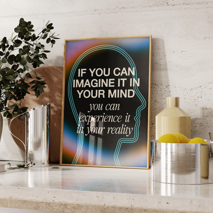 Law Of Attraction Quote Poster