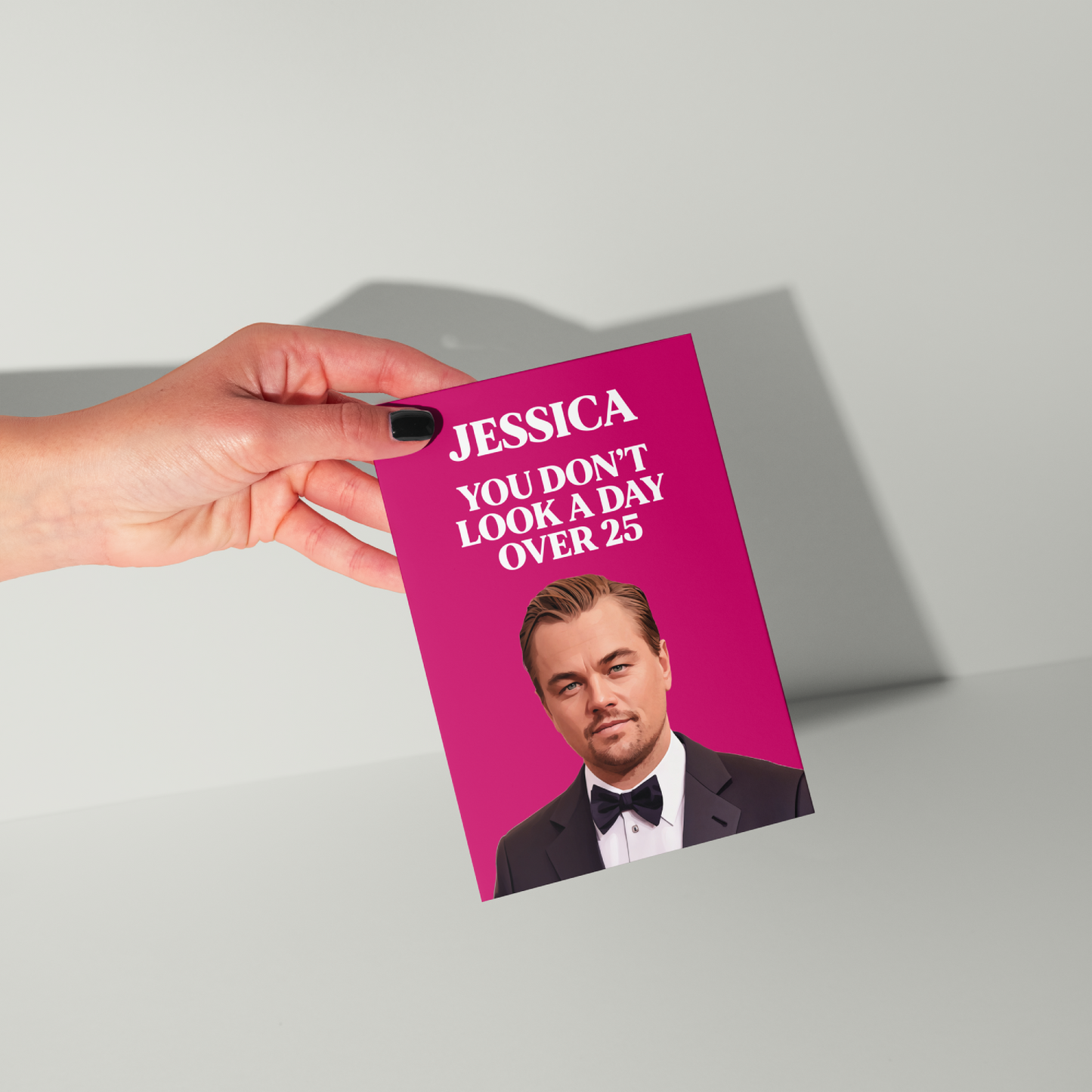 Leonardo DiCaprio Personalised Birthday Card UK