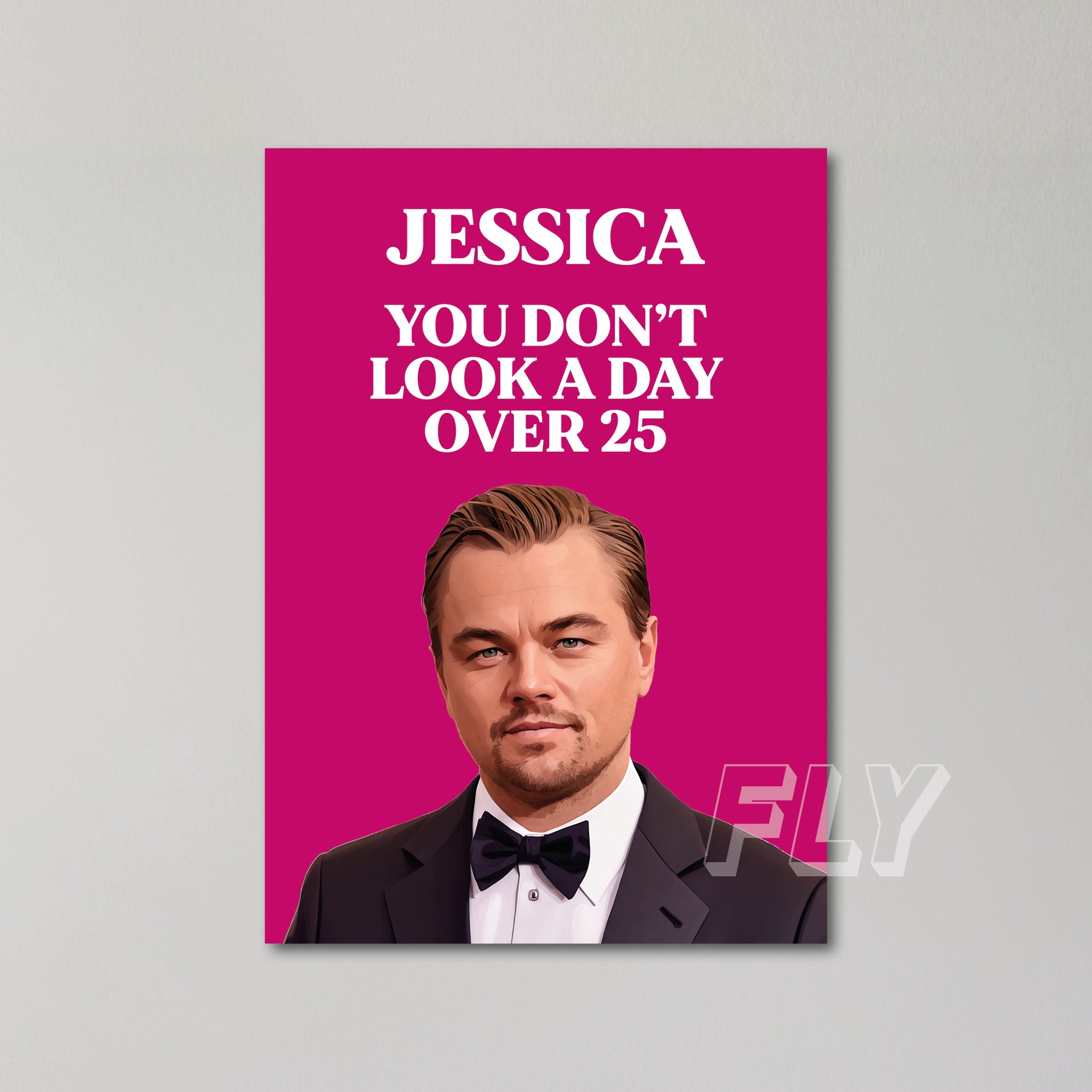 Leonardo DiCaprio Personalised Birthday Card United Kingdom