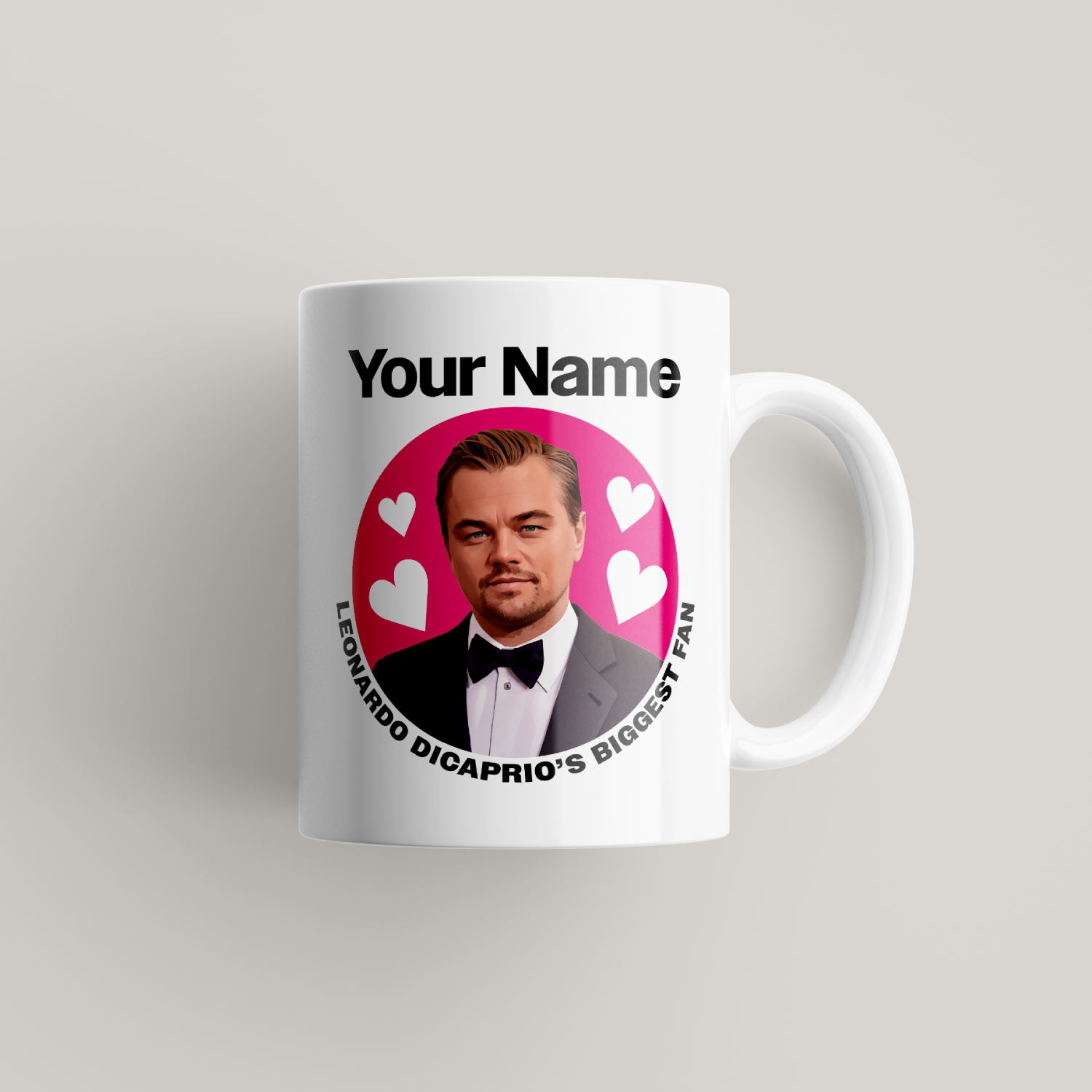 Leonardo DiCaprio Personalised Mug UK