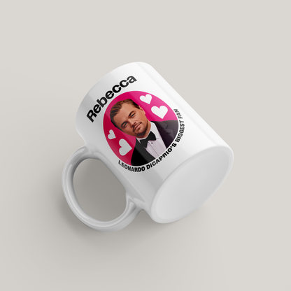 Leonardo DiCaprio Personalised Mug United Kingdom
