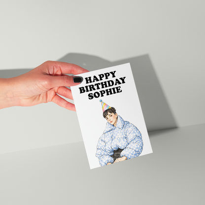 Lily Allen Personalised Birthday Card