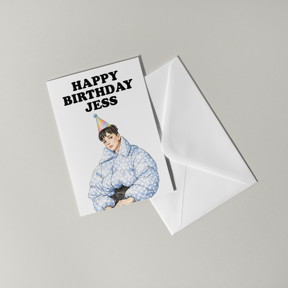 Lily Allen Personalised Birthday Card