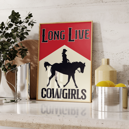 Long Live Cowgirls Poster UK