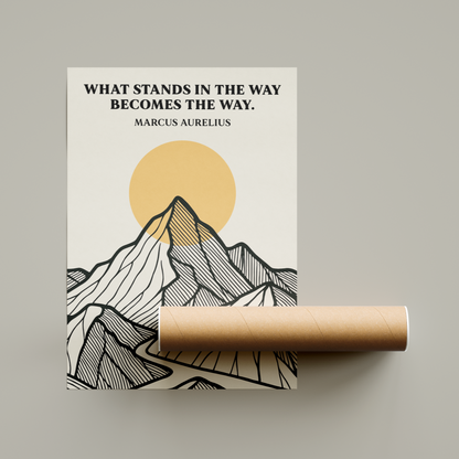 Marcus Aurelius Quote Print
