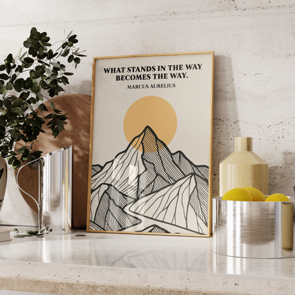Marcus Aurelius Quote Print