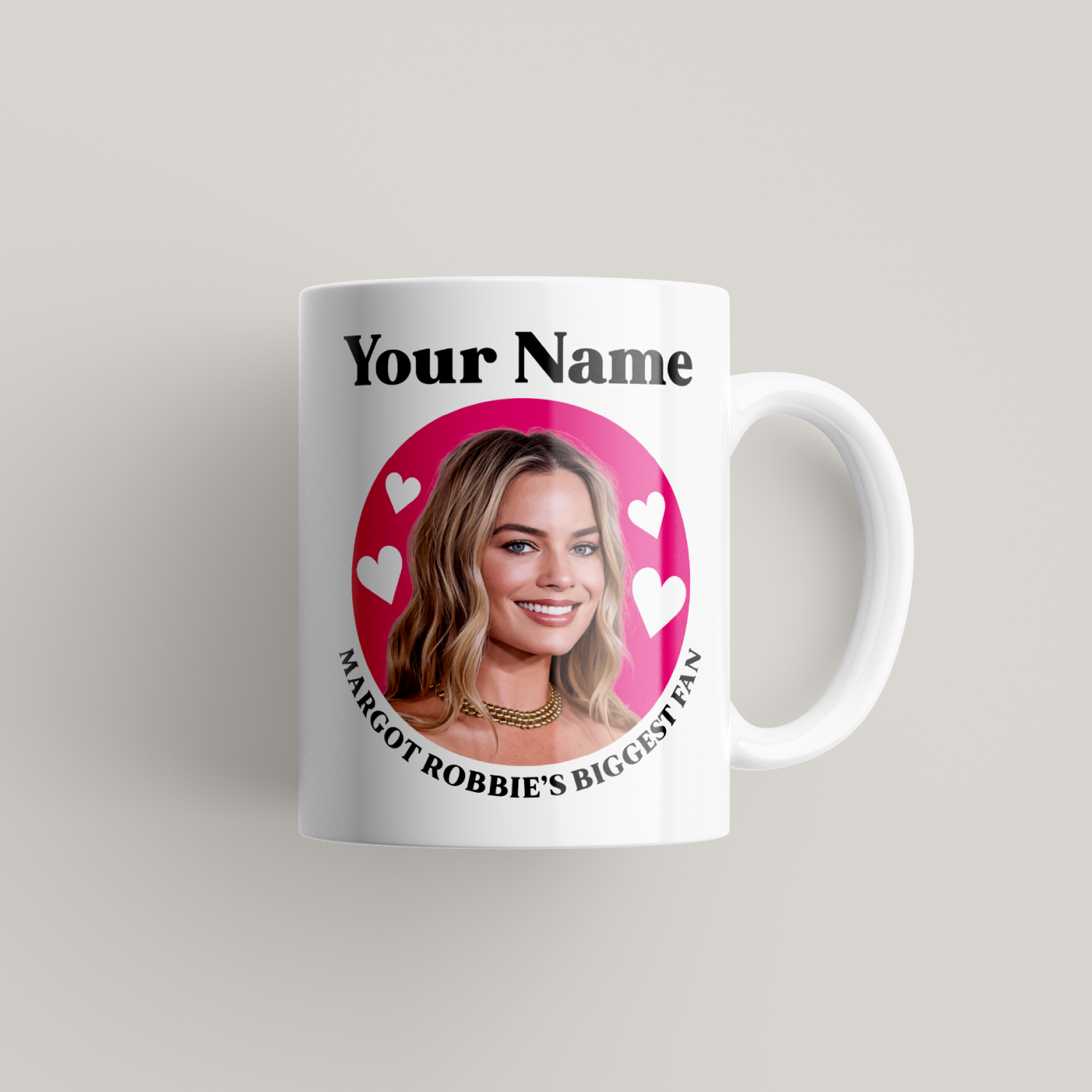 Margot Robbie Personalised Mug UK