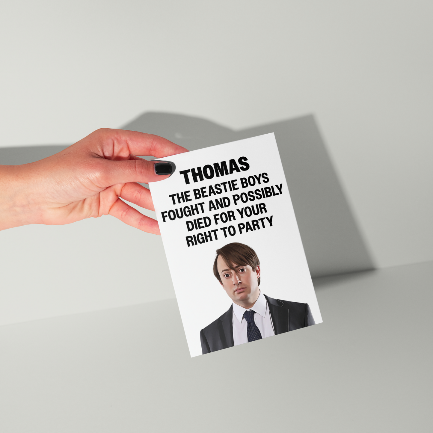 Mark Corrigan Personalised Greeting Card UK