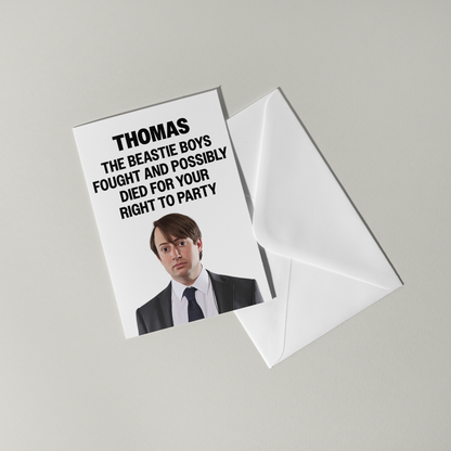 Mark Corrigan Personalised Greeting Card