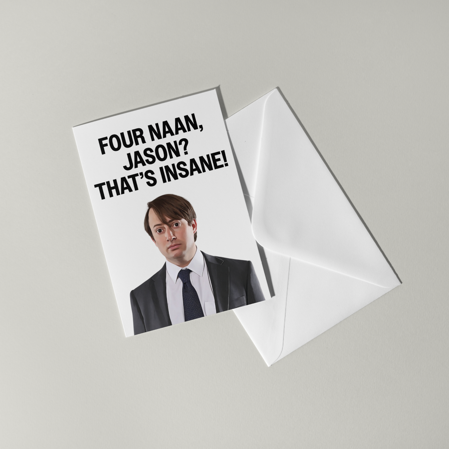 Mark Corrigan Personalised Greeting Card