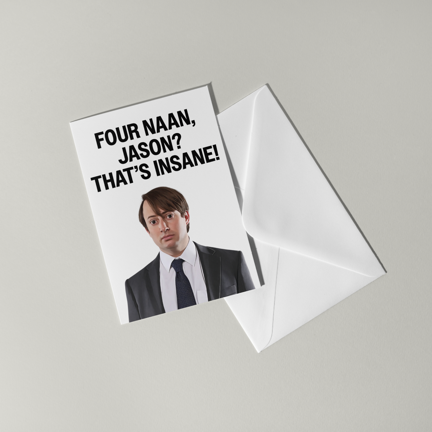 Mark Corrigan Personalised Greeting Card