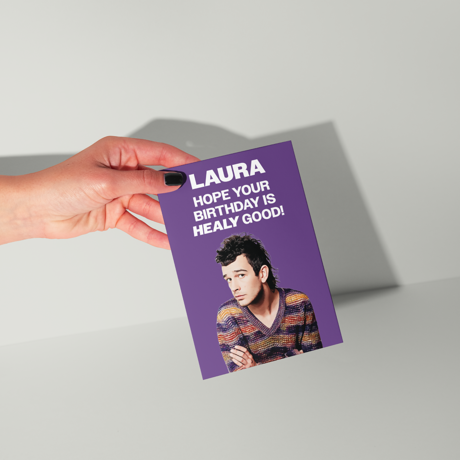 Matty Healy Personalised Birthday Card UK