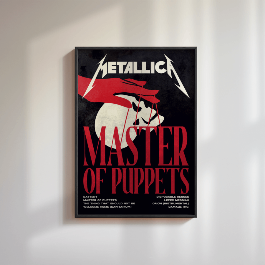 Metallica Master Of Puppets Poster