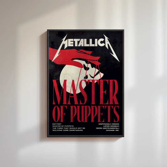 Metallica Master Of Puppets Poster