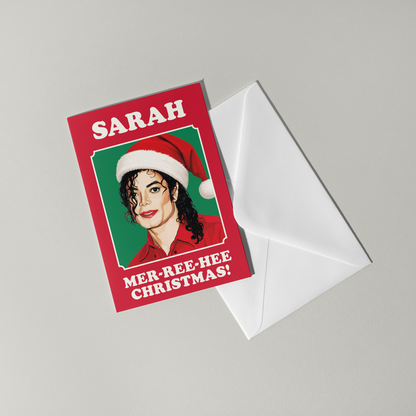 Michael Jackson Christmas Card