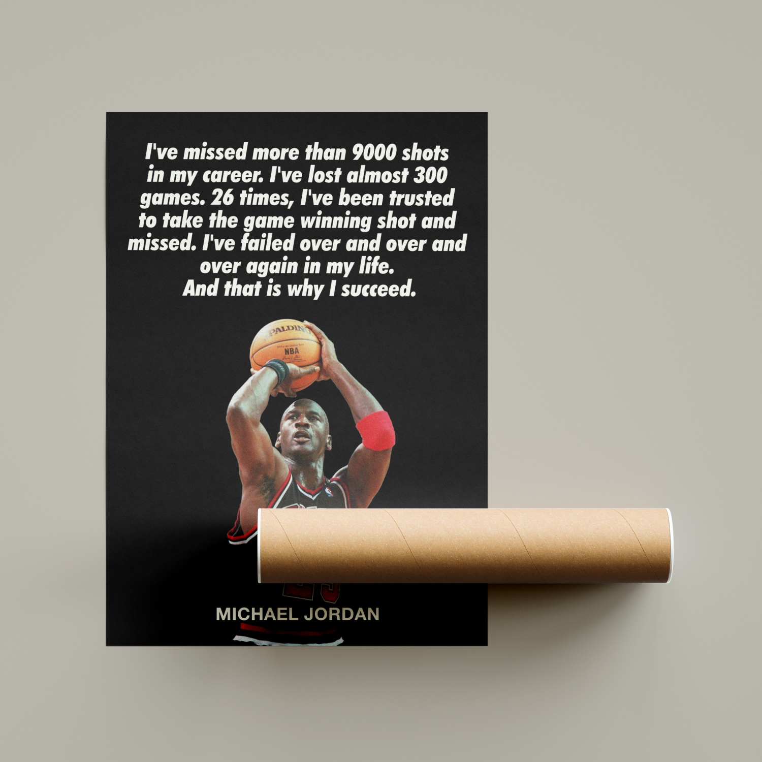 Michael Jordan Quote Poster