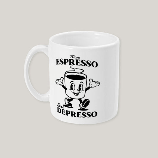 More Espresso Less Depresso Mug
