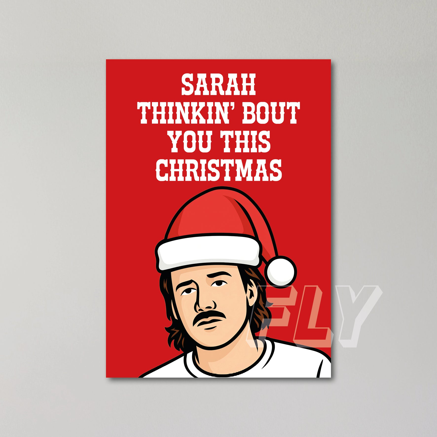 Morgan Wallen Personalised Christmas Card United Kingdom