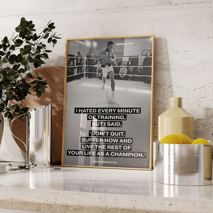 Muhammad Ali Gym Poster