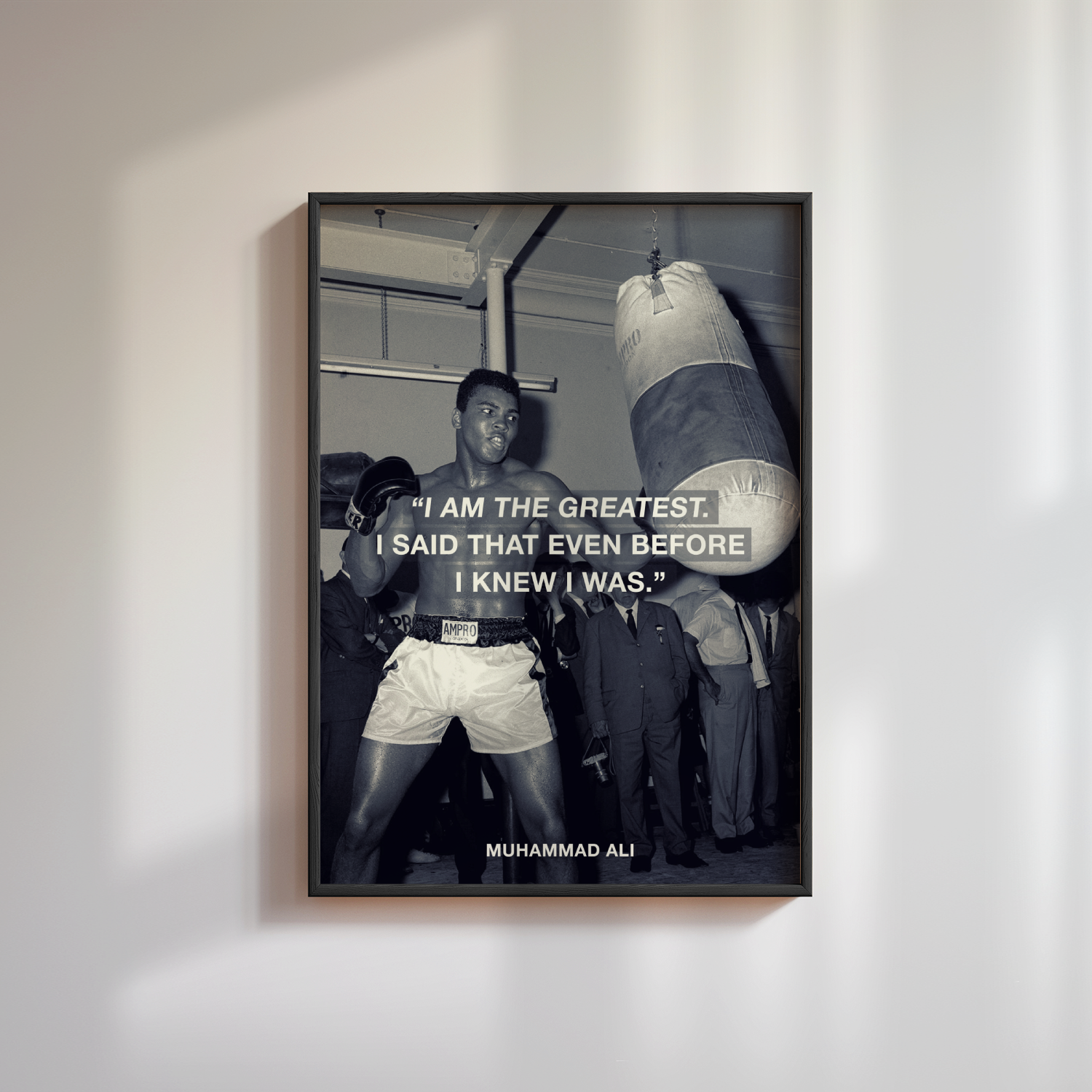 Muhammad Ali Quote Poster