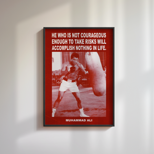 Muhammad Ali Quote Poster