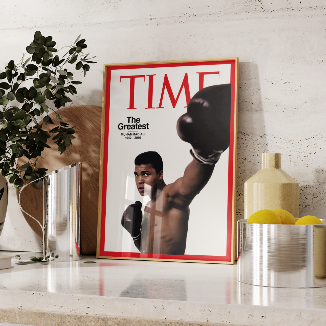 Muhammad Ali Time Poster UK