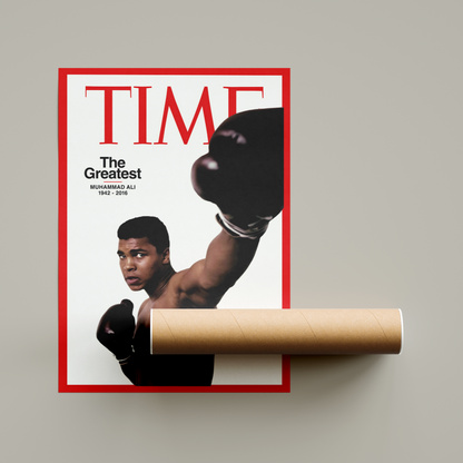Muhammad Ali Time Poster United Kingdom