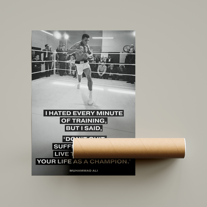 Muhammad Ali Gym Poster