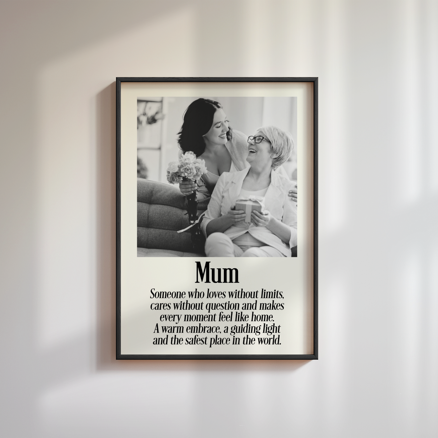 Mum Personalised Photo Poster
