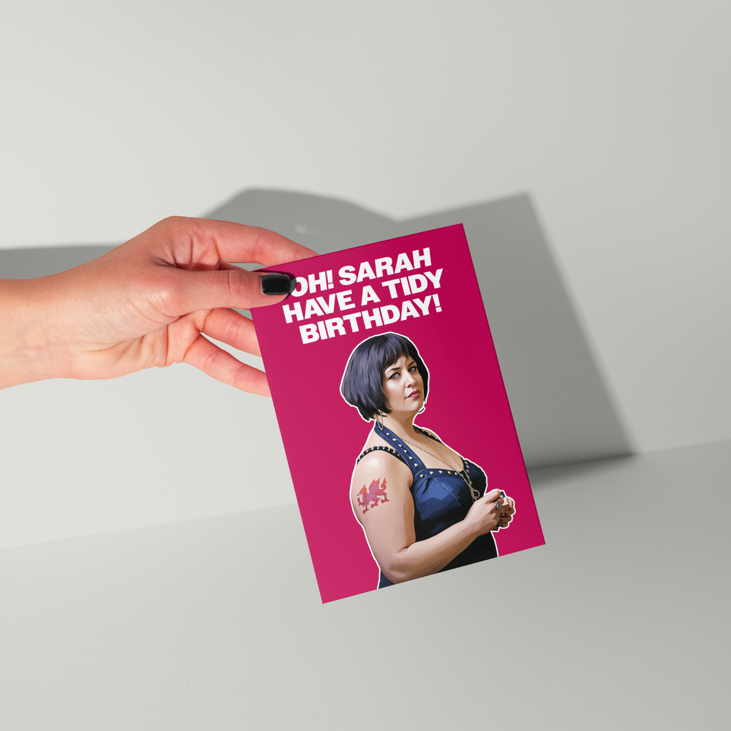 Nessa Gavin and Stacey Personalised Birthday Card UK