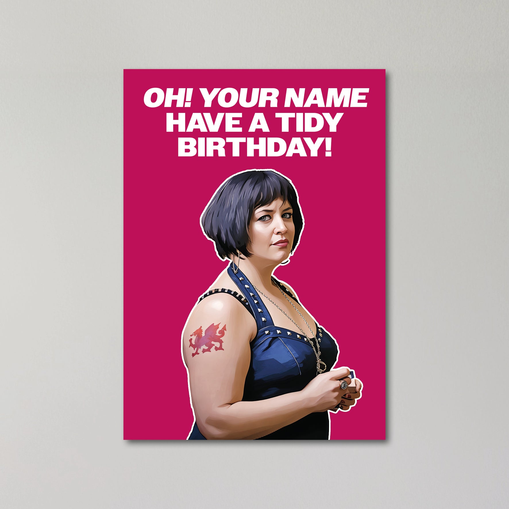 Nessa Gavin and Stacey Personalised Birthday Card United Kingdom
