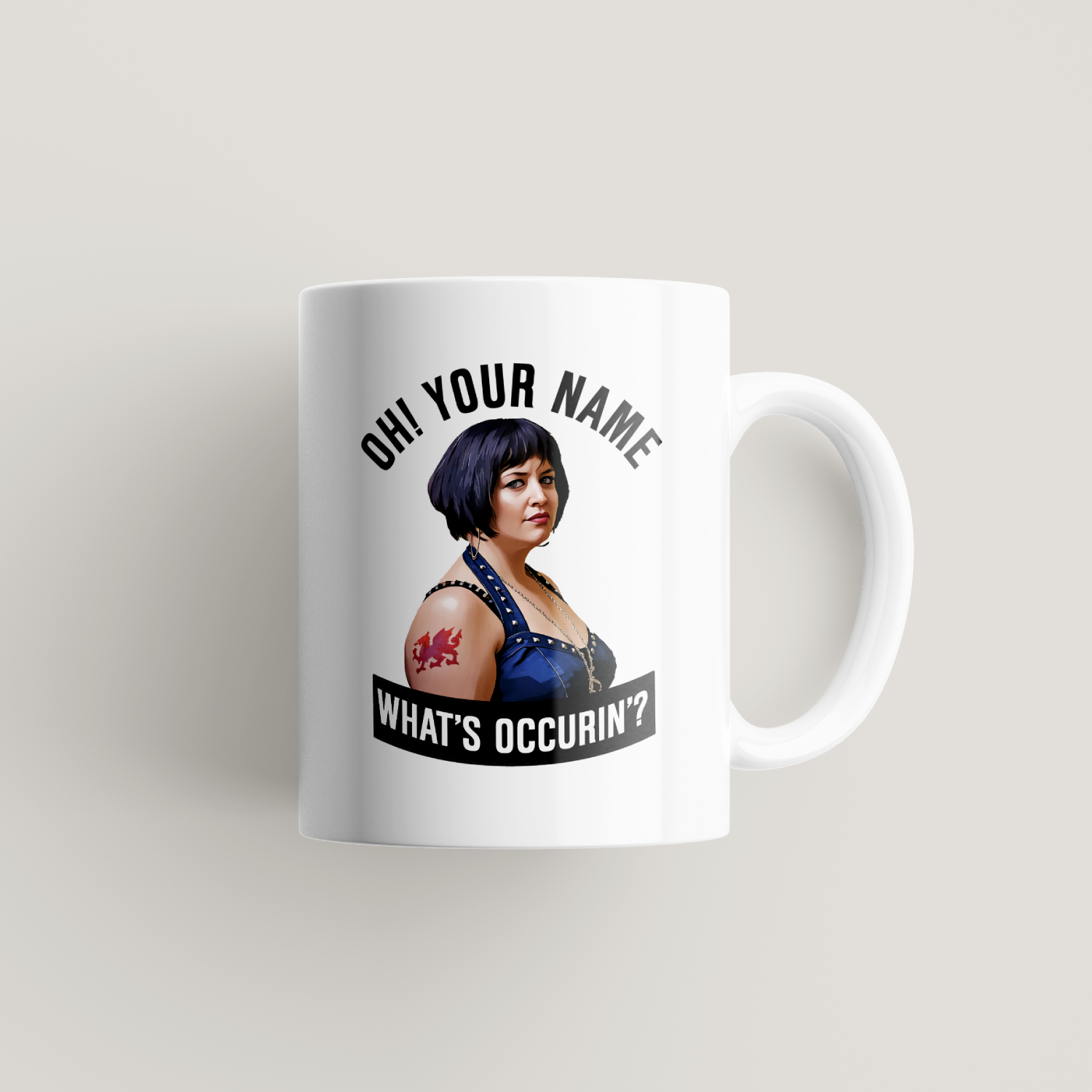 Nessa Gavin and Stacey Personalised Mug UK