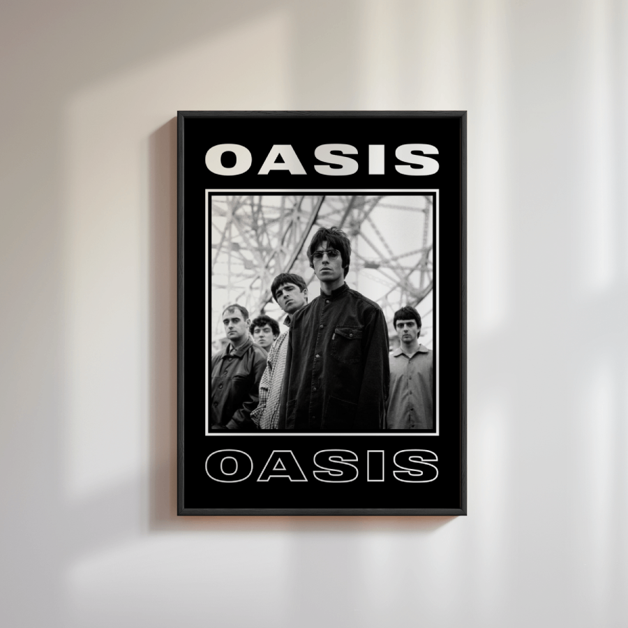 Oasis Band Poster