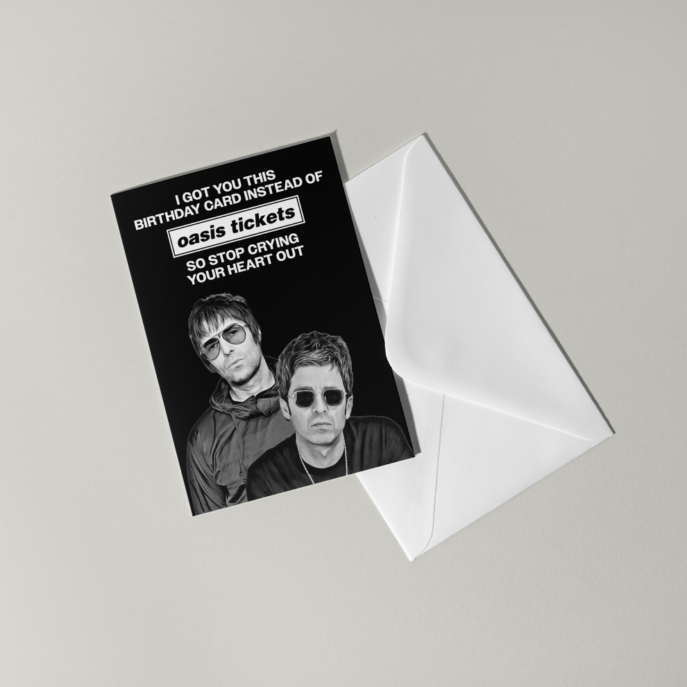 Oasis Birthday Card – Fly Prints LTD