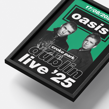 Oasis Croke Park Dublin Tour Poster