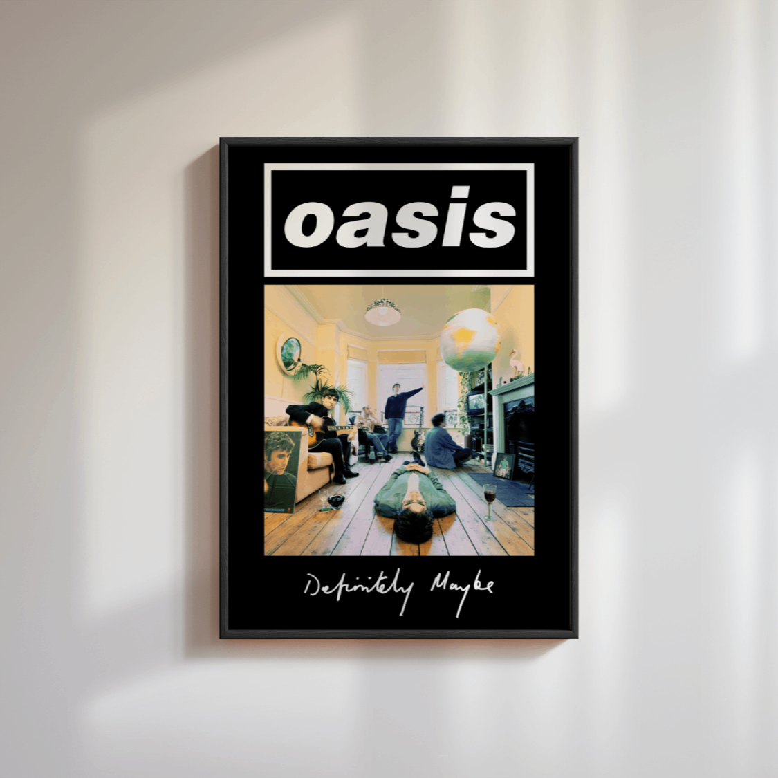 Oasis Definitely Maybe Poster – Fly Prints LTD