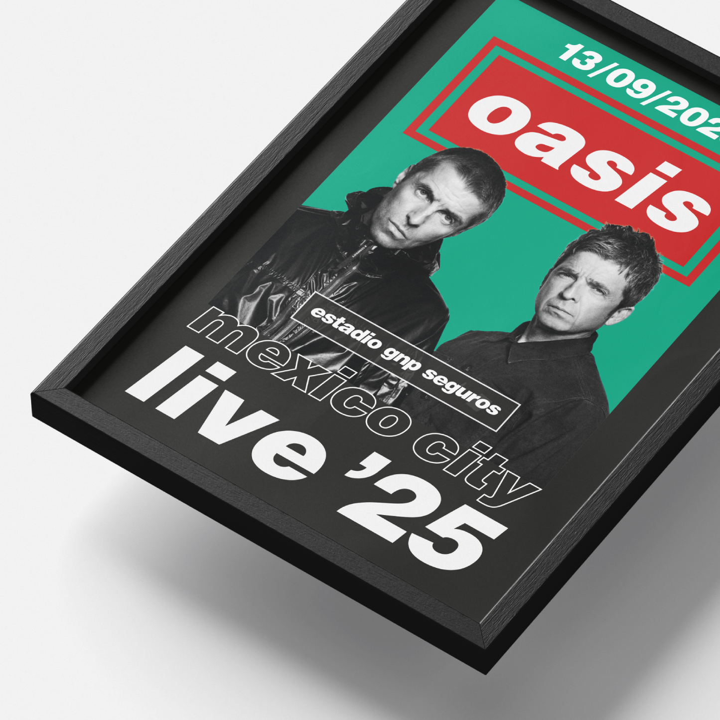 Oasis Estadio GNP Seguros Mexico City Tour Poster